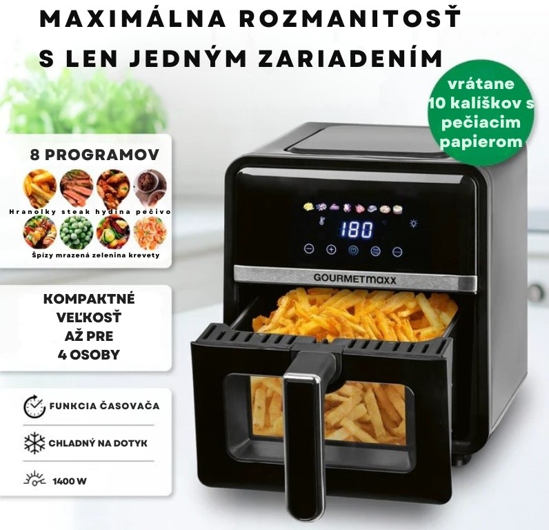 GourmetMaxx Teplovzdušná fritéza 16539 (8)